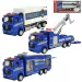 Set Polizia: Camion della polizia a retrocarica con luci e suoni in diverse varianti 19cm 1 pezzo