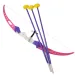Set arco rosa con frecce a ventosa 54 cm