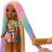 Set bambola Meline Luxe di Rainbow High pettinabile e gessetti per capelli