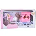 Set carrozza da sogno con cavallo e bambola da 7,5 cm in colore rosa