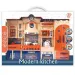 Set cucina Modern Kitchen blu-arancione con luci e suoni