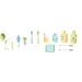 Set da 16 pezzi per bagno in colore blu con luce e suono