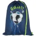 Set da 4 pezzi: zaino ergonomico per la scuola a tema calcio con astuccio.