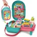 Set da 47 pezzi per la spesa portatile in borsa turchese