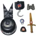 Set da 6 pezzi di accessori da pirata