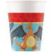 Set da 8 bicchieri di carta Pokémon da 200 ml