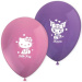 Set da 8 palloncini in lattice con stampa Hello Kitty e Kuromi