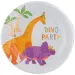 Set da 8 piatti di carta "Dino Party" da 23 cm