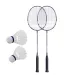 Set da badminton con 2 volani, 63 cm