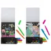 Set da colorare Grafix Neon con 40 fogli e 5 pennarelli
