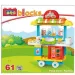 Set da costruzione Blocks Caffetteria su ruote 61 pezzi