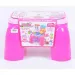 Set da cucina rosa con seduta e contenitore portatile