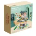 Set da cucina verde con luci e suoni, 43 pezzi