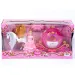 Set da gioco carrozza rosa della principessa con luci e suoni