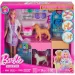 Set da gioco clinica veterinaria di Barbie con bambola dai capelli rosa - Mattel