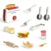 Set da gioco con tostapane e paste modellabili