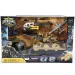 Set da gioco con veicoli da combattimento della base militare Special Combat