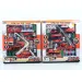 Set da gioco dei pompieri con stazione di servizio, veicoli e accessori in due varianti