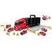 Set da gioco portatile Mega Camion dei Pompieri 16 pezzi