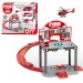 Set da gioco stazione dei pompieri con parcheggio e macchinine
