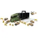 Set da gioco trasportabile Mega Camion Militare 16 pezzi