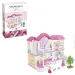 Set da gioco villa dei sogni con mobili e bambole 68x51x39cm
