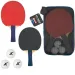 Set da ping-pong Adrenix in borsa con 3 palline