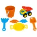 Set da sabbiera con camion ribaltabile, 7 pezzi