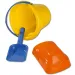 Set da spiaggia con secchiello ondulato 3 pezzi - D-Toys
