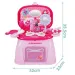 Set da toeletta con sgabello portatile 32x23x35,5 cm