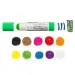Set di 10 stick di tempera per tessuti colorati - Carioca