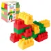 Set di 15 mattoncini colorati - Wader