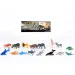 Set di 16 figure di animali