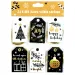 Set di 24 etichette regalo natalizie in diverse varianti