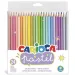 Set di 24 matite colorate pastello - Carioca