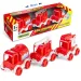 Set di 3 veicoli dei vigili del fuoco Kid Cars - Wader