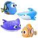 Set di 4 figure di animali marini
