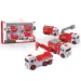 Set di 4 veicoli antincendio assemblabili