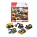 Set di 5 mini macchine da lavoro Volvo - Dickie Toys