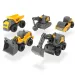 Set di 5 mini macchine da lavoro Volvo - Dickie Toys