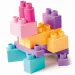 Set di 50 blocchi da costruzione pastello per bambini - Wader
