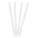 Set di 50 cannucce bianche