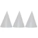 Set di 6 cappelli da festa color argento