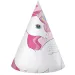 Set di 6 cappelli da festa unicorno arcobaleno