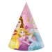 Set di 6 cappelli di carta per festa Principesse Disney