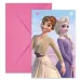 Set di 6 inviti per festa Frozen 2