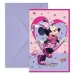Set di 6 inviti per festa di Minnie Mouse di Disney+