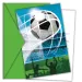 Set di 6 inviti per festa di calcio con busta
