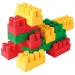 Set di 78 blocchi da costruzione colorati - Wader