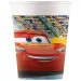 Set di 8 bicchieri di carta Cars da 200 ml